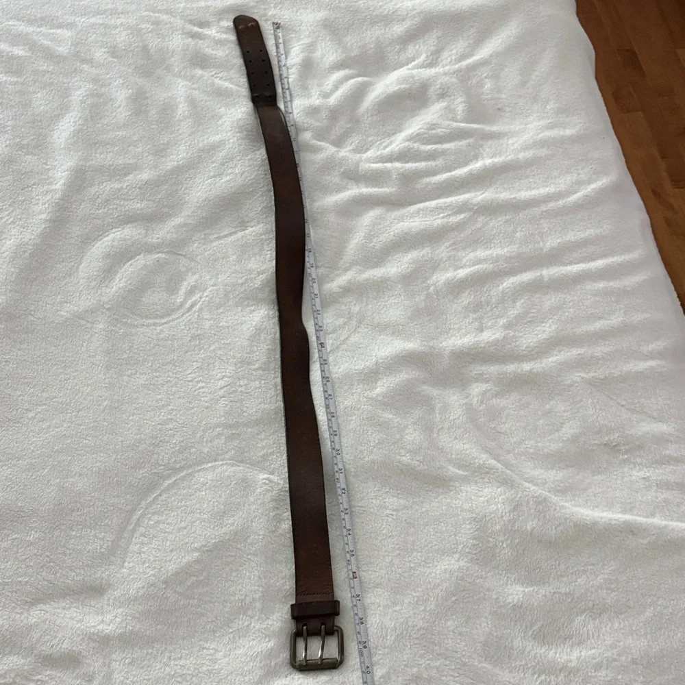 Men's Brown Leather Belt